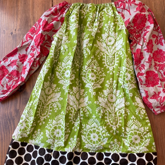 Santa dress demask leopard print accents Size 6X Perfect condition - Picture 4 of 4